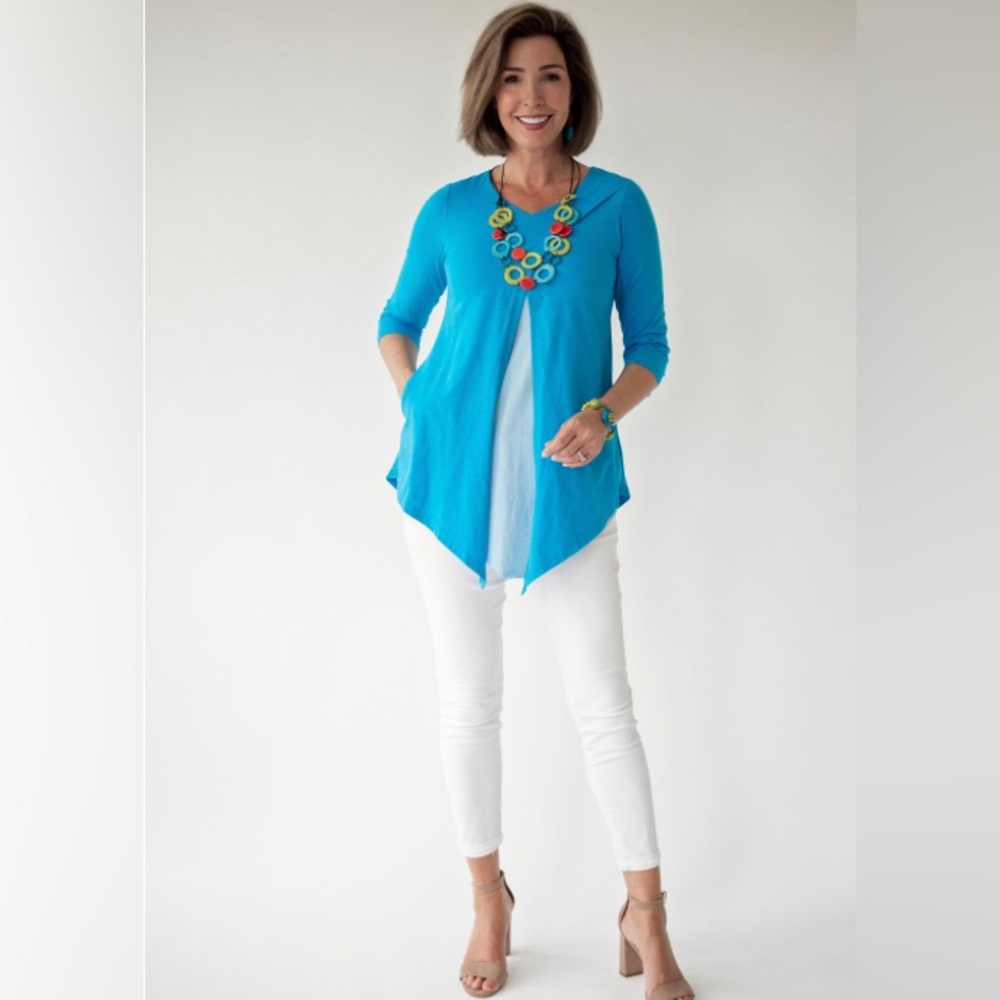 Aria Norma Tunic Blue